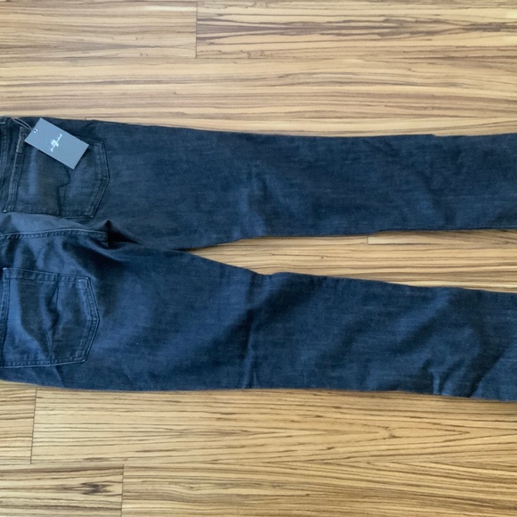 New pair of 7 for all mankind ladies jeans size 32 waist / 32 inseam - Picture 5 of 6